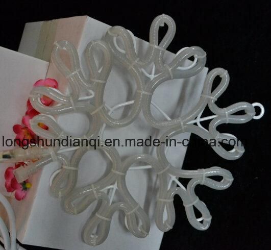 36" LED Folding Twinkle Snowflake Christmas Decoration Light, Warm White Lights