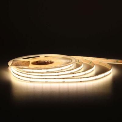 High Density LED Tape Ribbon Light DC12V 24V 320LEDs 8mm 10mm IP20 10W/M White Warm