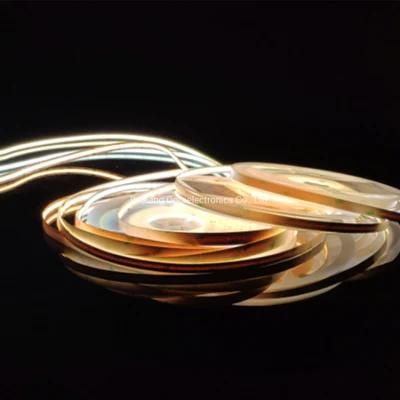 Hot Sale 320LED/M 8W 24VDC Ultra Thin 8mm Fob COB LED Strip for Narrow Place