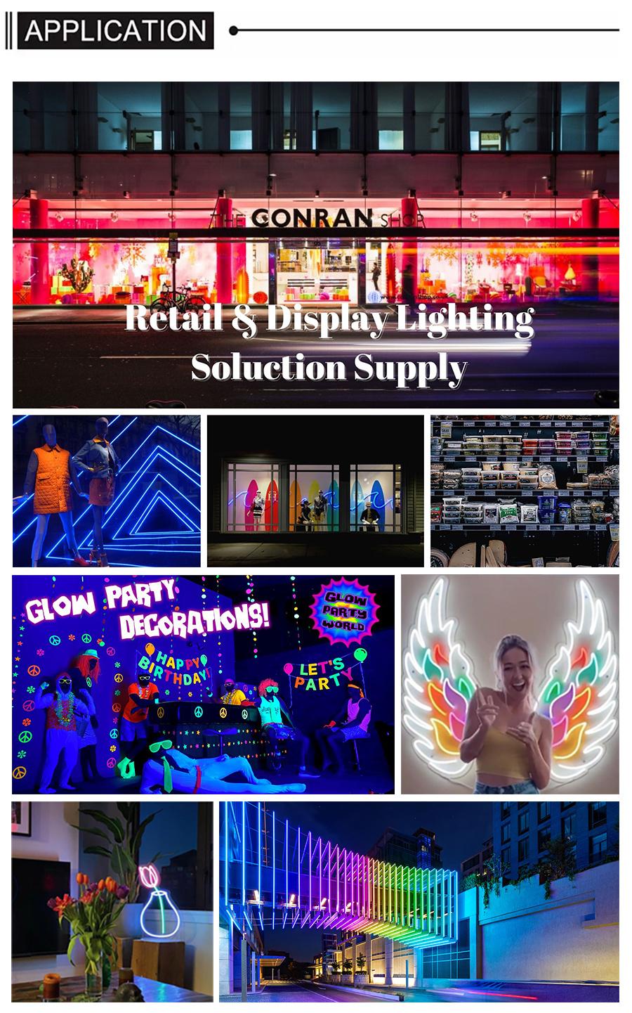Neo Neon RGB LED Flexible Neon Strip Light Tube 12V 24V Waterproof