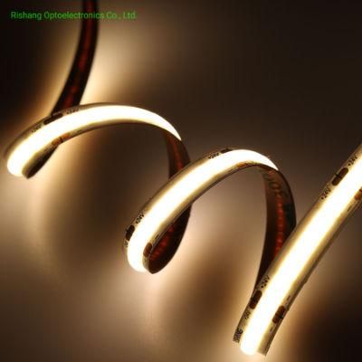 320 LEDs Linear Lighting 6500K High Brightness CE DC24V COB Strip Decorative Lighting Flexible LED COB Strip