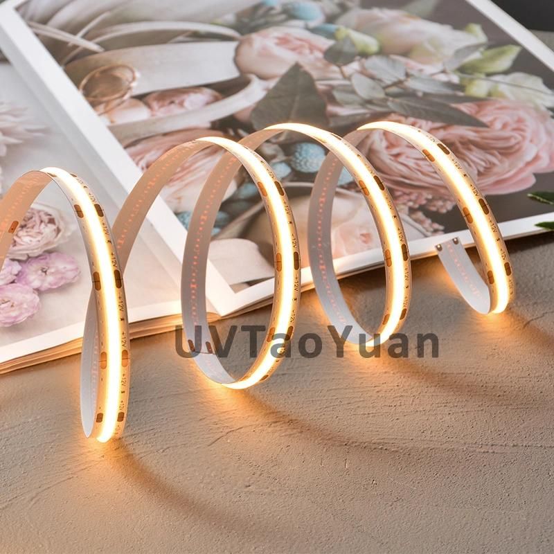 DC12V Flexible COB Light IP20 Dotless LED Light