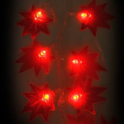 Maple Leaves Shape Colorful 100 LED String Light