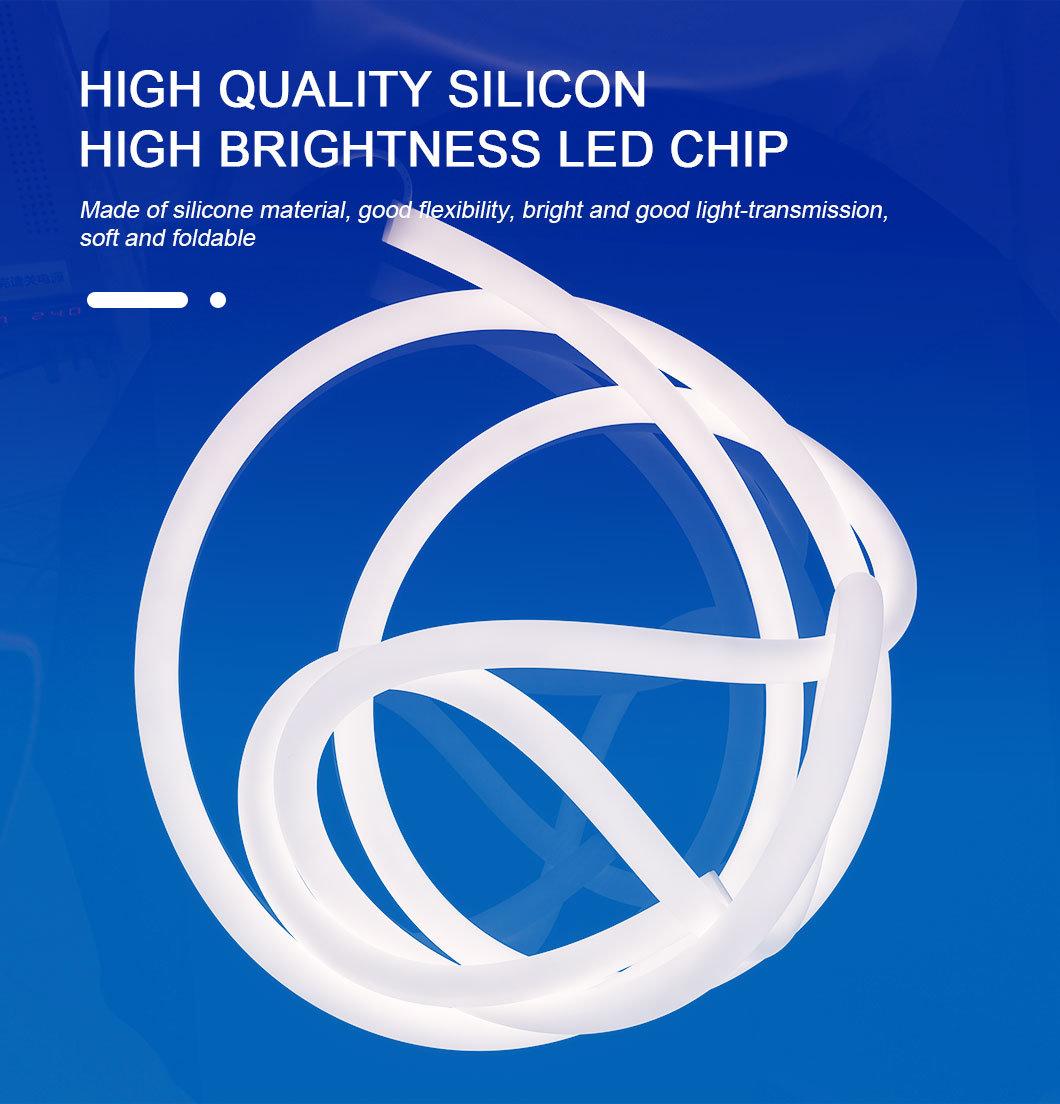 Freely-Bent SMD2835 Natural White 2700K Color-Customized 360° LED Neon Flex Strip