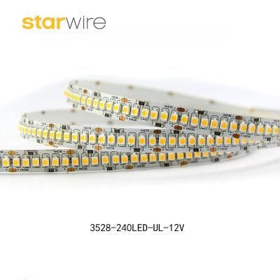 24V 120LED 240LEDs/M 3528 Highpower&amp; High Density LED Strips UL