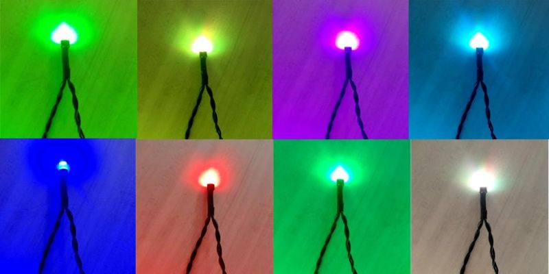 LED String Lights Low Voltage 6V 20m Christmas Decorative RGB Light String for Holiday Party Home Xmas Decoration