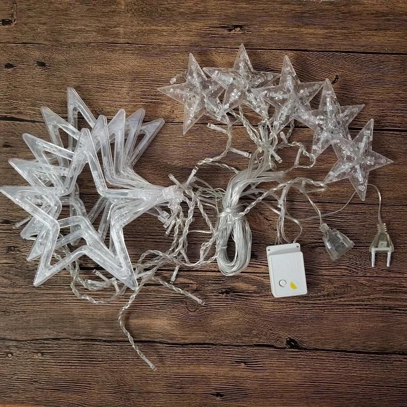 Star LED Christmas Curtain Decoration Light
