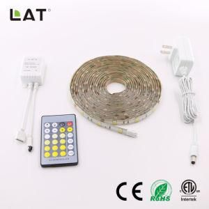 DC12V 5m IP20 High Brightness Double CCT SMD5025 Ww and Cw 30/60/120LEDs Flexible LED Strip Light