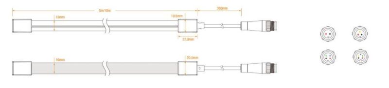 UL CE 1615 Wateproof IP67 Lighting RGB RGBW LED Neon