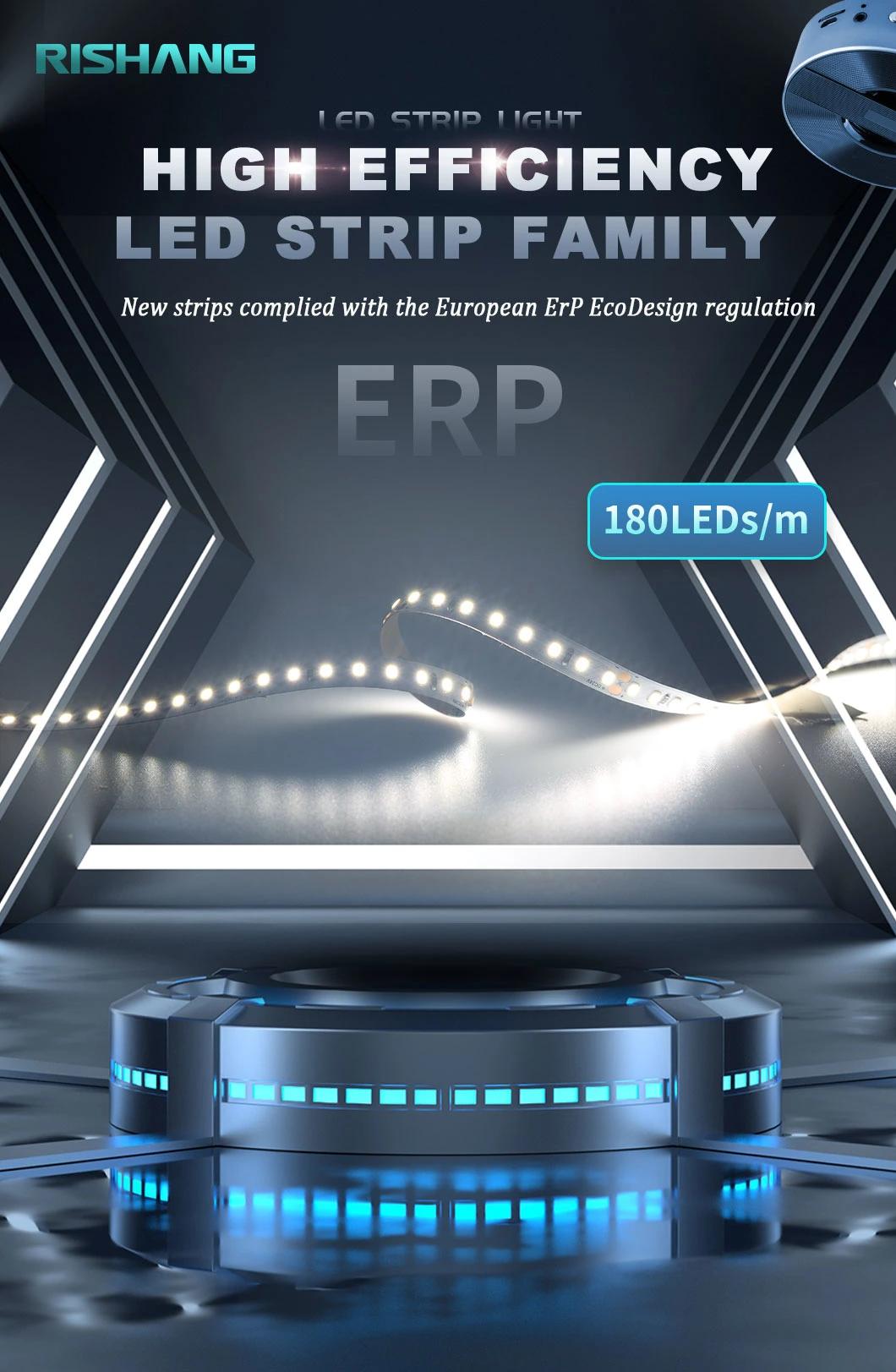 European ERP Standards High Brightness 24V SMD Flexible LED Strip for Contour Lighting