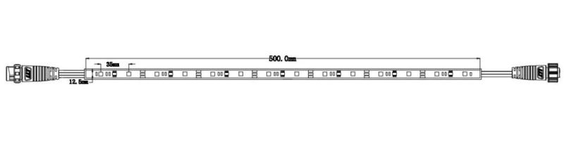 High Quality Flexible Digital SMD5050 IP67 Waterproof RGB Strip Pixel Light