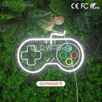 5V USB 33*21.5cm Gamepad LED Neon Light Sign for Home Party Game Room Decoration