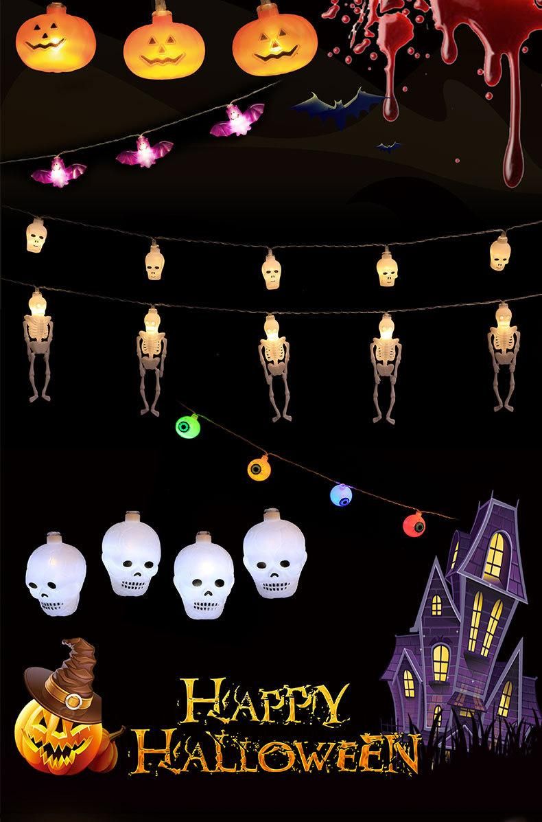 Halloween Festival Party Decorative Battery String Light with Pumpkin