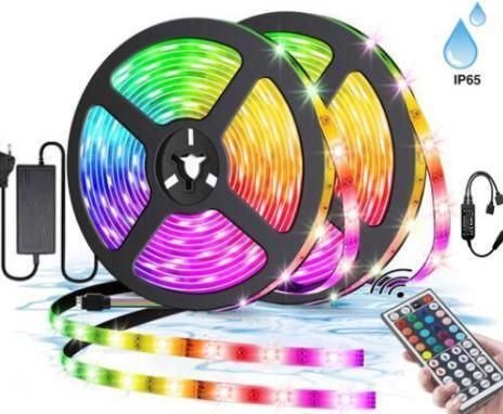 Flexible LED Strip Light IP65 RGB Warm White Pure White CCT RF Controller