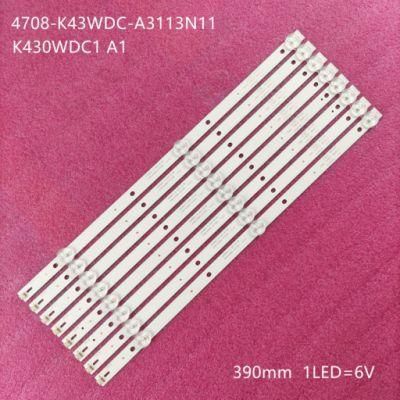 4708-K43wdc K430wdc1 A3 A1 4708-K43wdc-A3113n11 LED TV Backlight Strip with 3LED 390mm