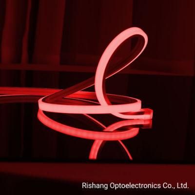Waterproof Sign Tubes High Efficiency 24V White 6500K 120LEDs/M Flexible LED Mini Neon Strip with Full Color