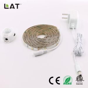 DC12V 1m IP20 SMD2835 Ww/Cw 30/60/120LEDs Flexible LED Strip Light with Sensor Can Adjust 30s to 10min