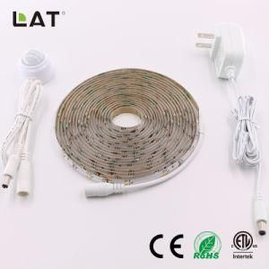 DC24V 5m IP20 SMD2835 Ww 30/60/120LEDs Flexible LED Strip Light with Sensor Can Adjust 30s to 10min