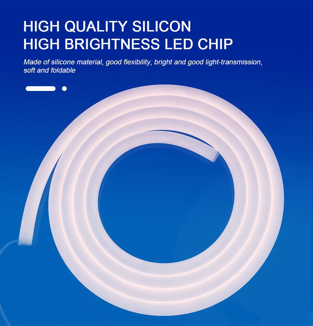 360 Degree Viewing Warm White 2700K LED Neon Flex Strip for Building Decoration
