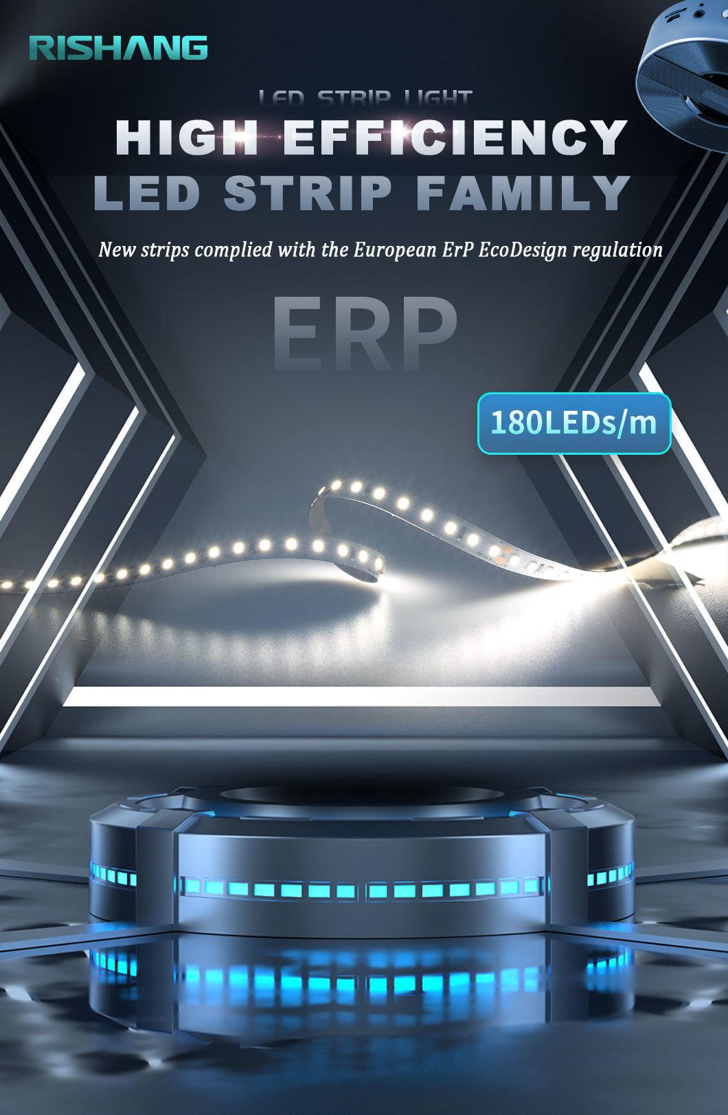 Ultra-High Luminous Efficacy 210lm/W 3000K IP65 LED Strip with ERP Standard LED Light Strips