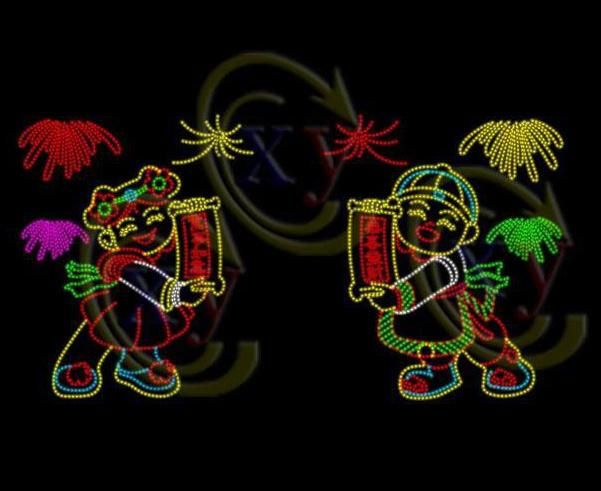 Chinese Folk Customs LED Motif Ornement Lights (BW-CM-021)