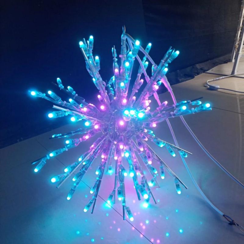 Shopping Mall Decoration Piont Control Foldable RGB Ball Light