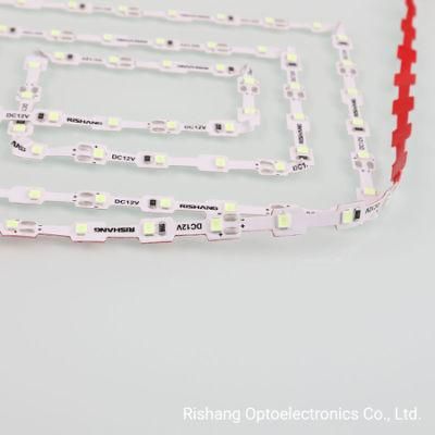 3 Dimensional Ultra-Narrow 7mm DC12V White 15000K Bendable SMD2835 LED Strip for Signage Application