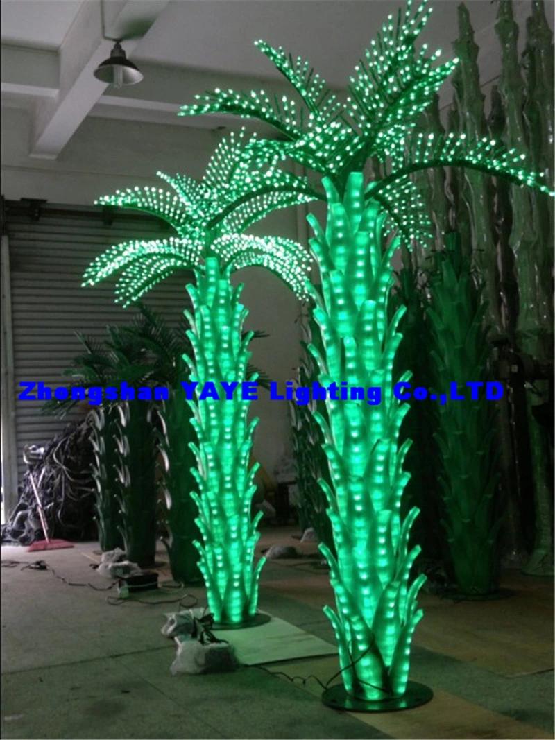 Yaye 18 Top Sell Ce & RoHS Approval LED Palm Tree, Outdoor LED Palm Tree for Garden Decorative