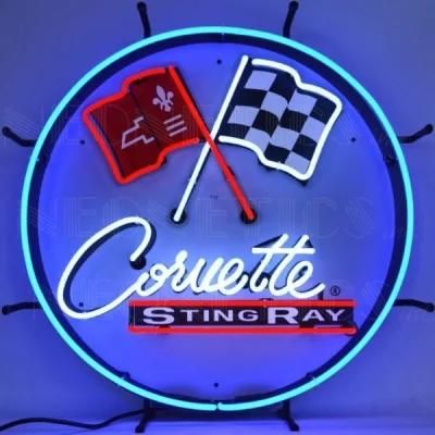 Professional Custom Neon Lights. Car Garage Decoration Metal Grid Custom Glaas Neon Sign Glass Neon Sign GM Logo Buick Neon Light Sign