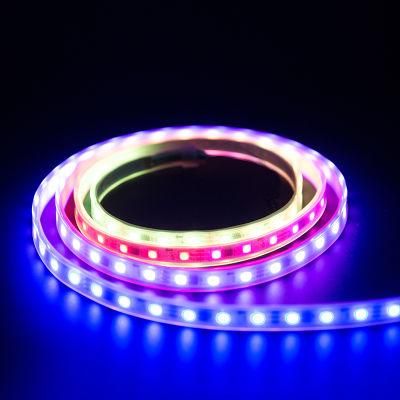 High Quality CE RoHS Digital Sk6812 Super Stable Signal for Decoration Addressable 5V 144LED Ws2812 Strip