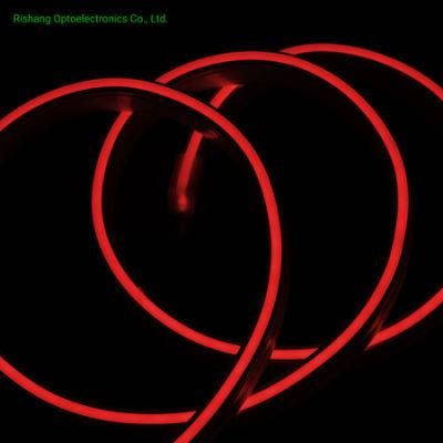 Red Conform to CE RoHS UL Outdoor Usage Silicon Gel Waterproof Decorative Lighting LED Flexible Slim Neon Strips