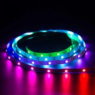 High Quality CE RoHS Addressable 2812 144pixel Outdoor Lighting LED Strip Light Ws2812