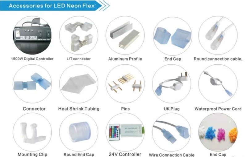 Flexible Waterproof 12V LED Cutting Flex Neon Tube Lights for Cars