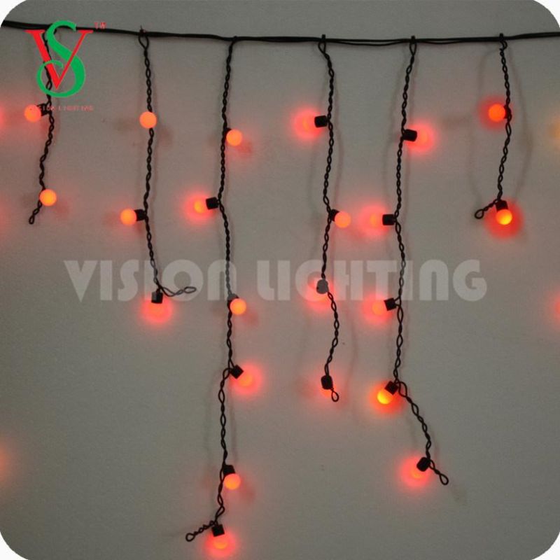 IP65 Christmas Decoration LED Ball Icicle String Light for Outdoor