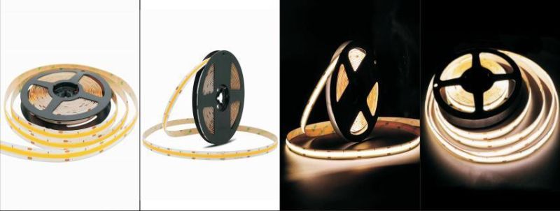 3 Years Warranty COB LED Strip 320LEDs Blue Color