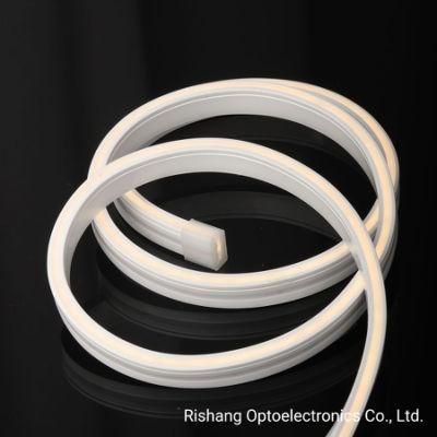 24V 120LEDs/M 6mm White High Brightness Silicone Extrusion IP66 Waterproof White 4000K RGB Colorful Flexible LED Neon Slim Tube Strip
