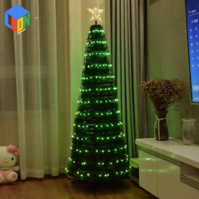 Christmas Home and Garden Decoration RGB Neon Sign LED Strip Light Remote Control Christmas Tree Light