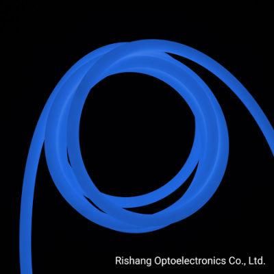 360 Degree Emitting Horizontal Outlet Round Lighting Surface White 3000K LED Neon Flex Strip