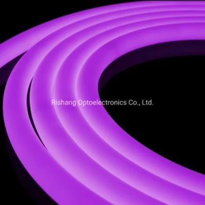 IP67 360 Degree DC24V Warm White 2700K LED Flex Neon Strip