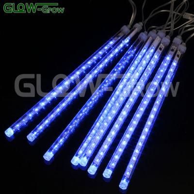 IP44 Outdoor Waterproof Christmas Blue LED Meteor Light LED Falling Rain Tube Light Shower Light for Wedding Home Party Event Decoration