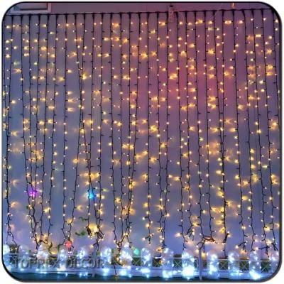 Quality High Brightness Connectable Waterproof Customizable LED Color Optional Curtain Twinkle Lights with Copper Wire