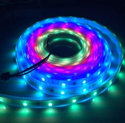 CE Rohs UL listed Smart Strip light 5050 Led Strip ws2811 Magic24V 14.4w RGB Led Strip