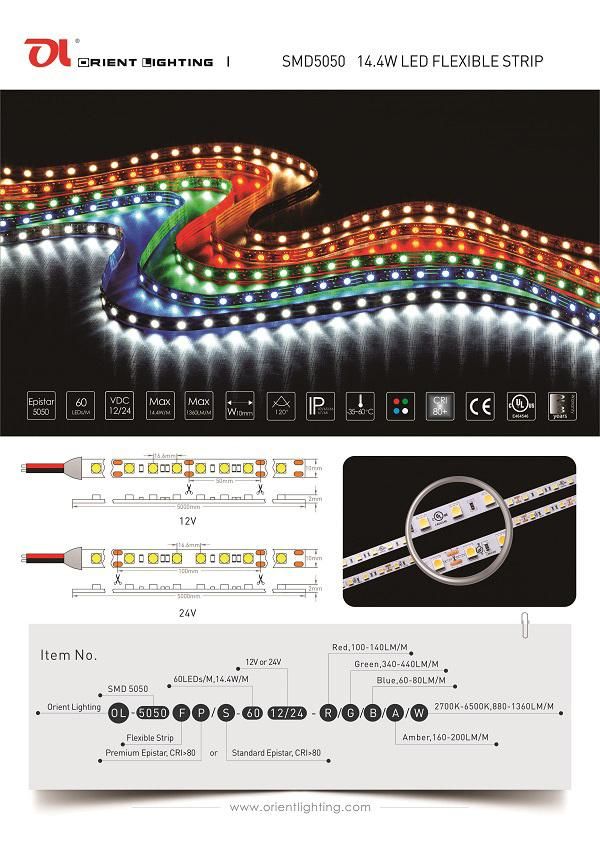 Epistar High Power LED Flexible Tape Light