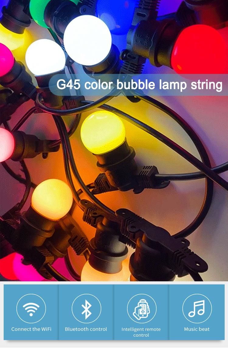 Commercial Hanging Outdoor Grade Lights Holiday Lighting String Light