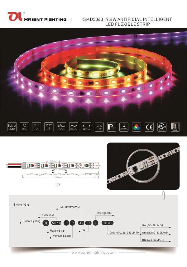 Artificial Intelligent LED Flexible Strip Lighting