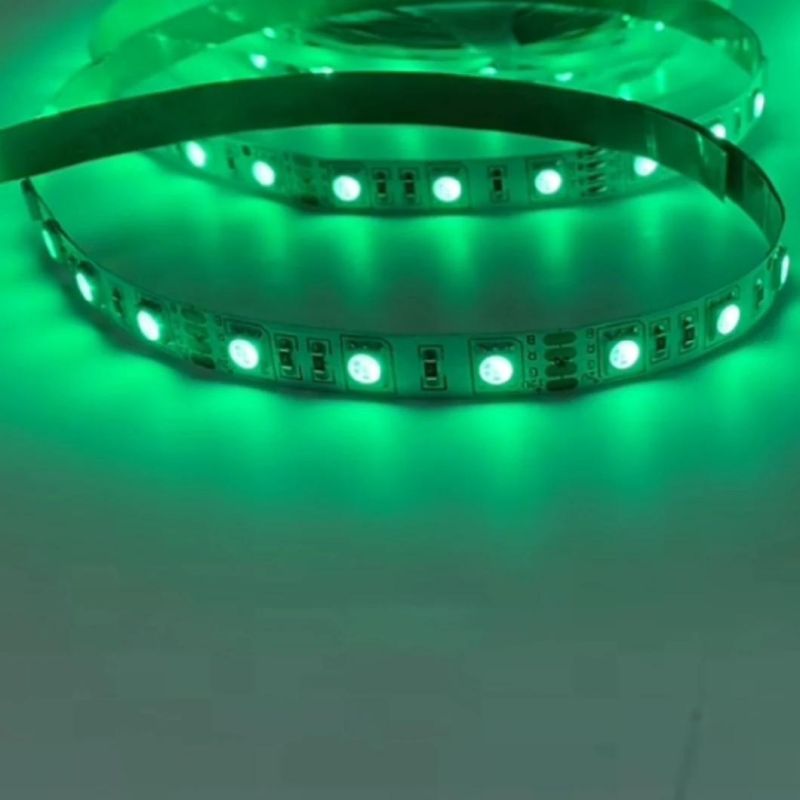 in Stock 5050 RGB DC12V 14.4W/M 60LEDs/M LED Flexible Tape Light LED Strip
