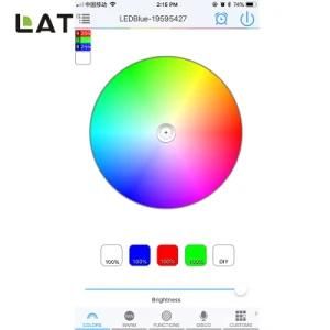 Smart Bluetooth High Brightness DC12V 24V IP65 3m 5050 RGB RGBW 30 60 120LEDs Flexible LED Strip Light Ce ETL UL