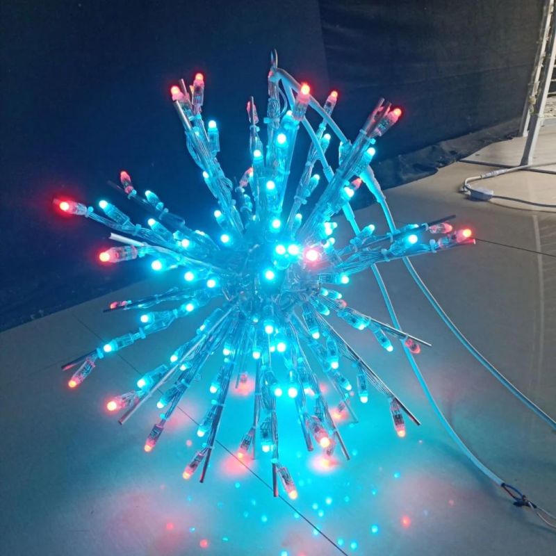 Shopping Mall Decoration Piont Control Foldable RGB Ball Light