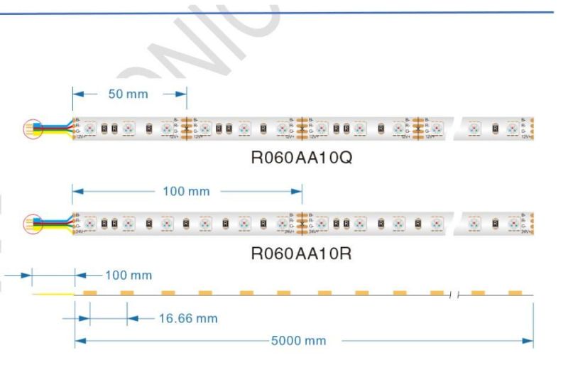5050RGB LED Strip Rope Lights for Home Decoration at Holiday Party Wedding Christmas