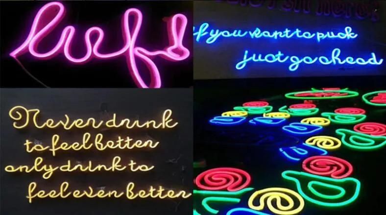 Flexible Waterproof 12V LED Cutting Flex Neon Tube Lights for Cars